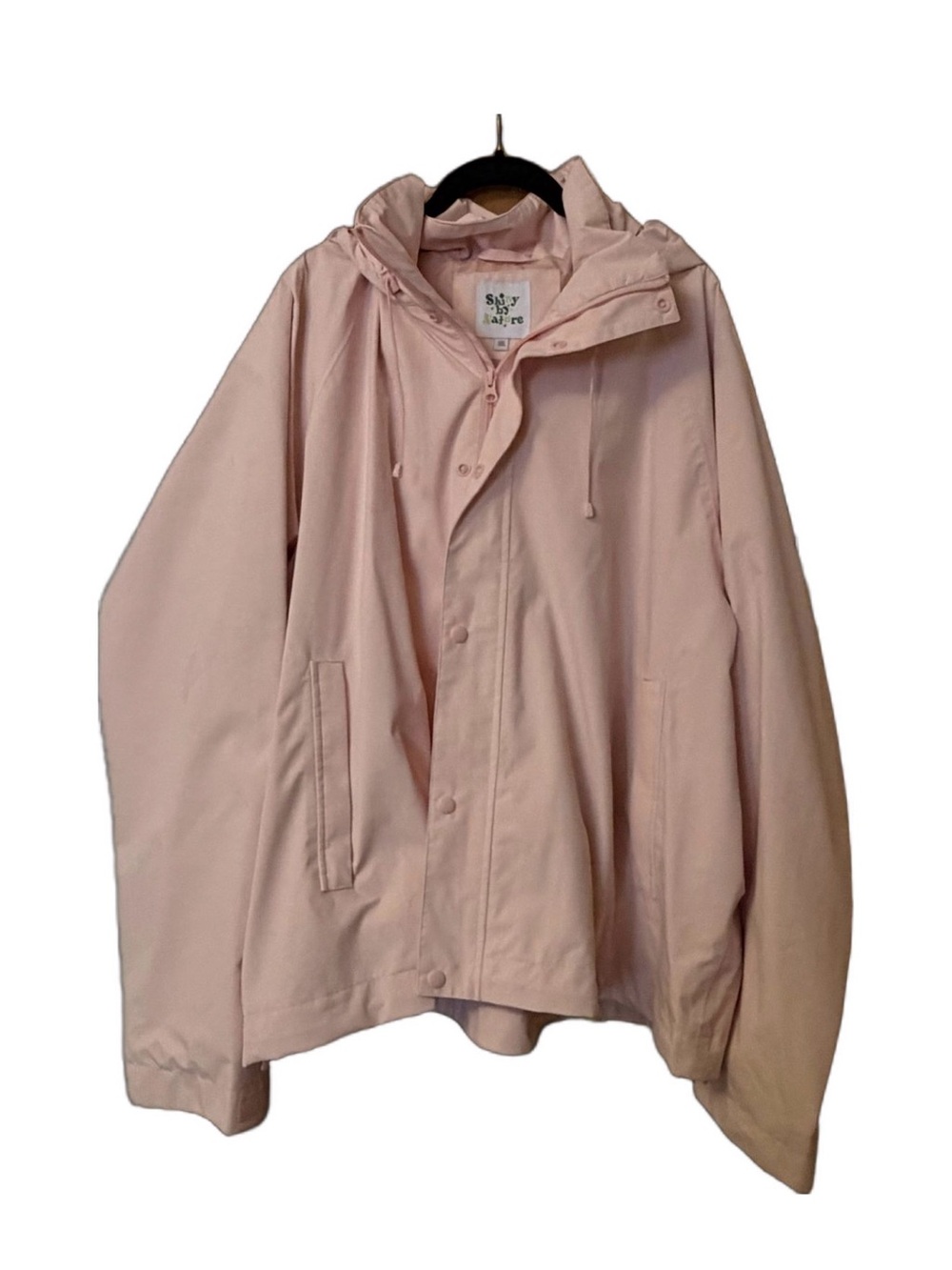 Shiny By Nature Rain Jacket in Cherry Blossom 5X